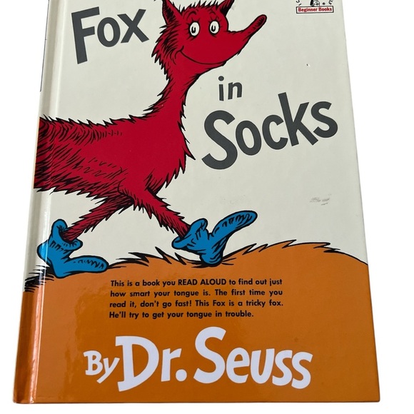 Dr. Seuss 'Fox in Socks' Book with Red and Blue Illustrations - Picture 4 of 5